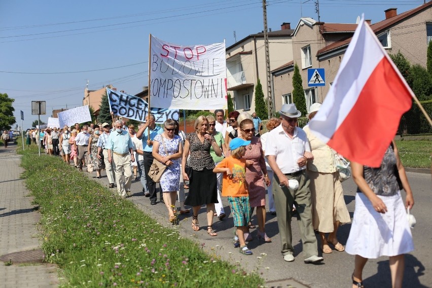 Protest w Dąbrowie Górniczej przeciwko firmie Remondis