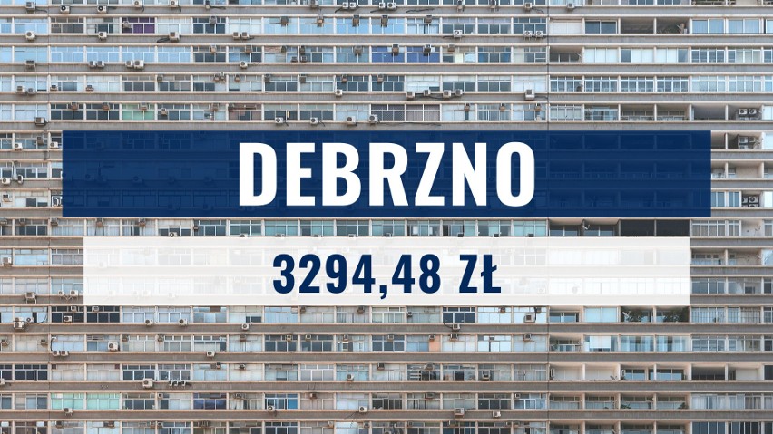 W Debrznie na jednego mieszkańca przypada 3294,48 złotych.