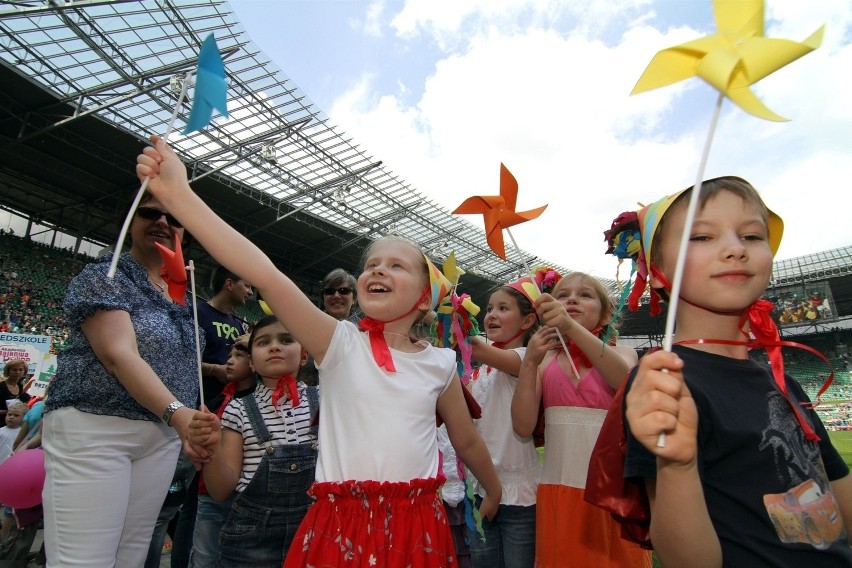 Czerwiec 2013 - Dzień przedszkolaka na Stadionie Miejskim we...