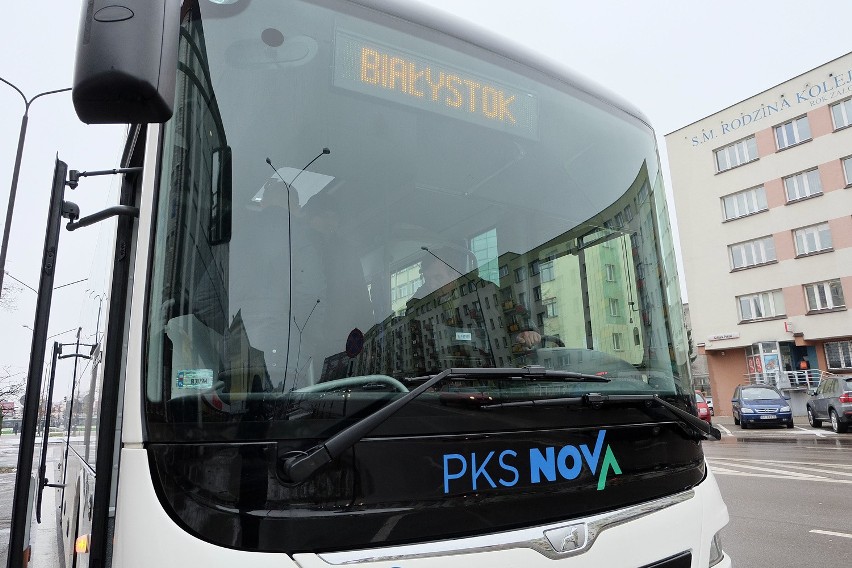 Autobusy z logiem PKS Nova będzie można spotkać na trasach...