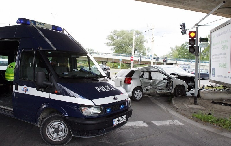 Wypadek na ul. Gdańskiej w Szczecinie