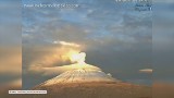 Nad meksykańskim wulkanem uformowała się niezwykła chmura [wideo]