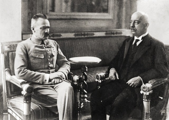 Józef Piłsudski i Gabriel Narutowicz