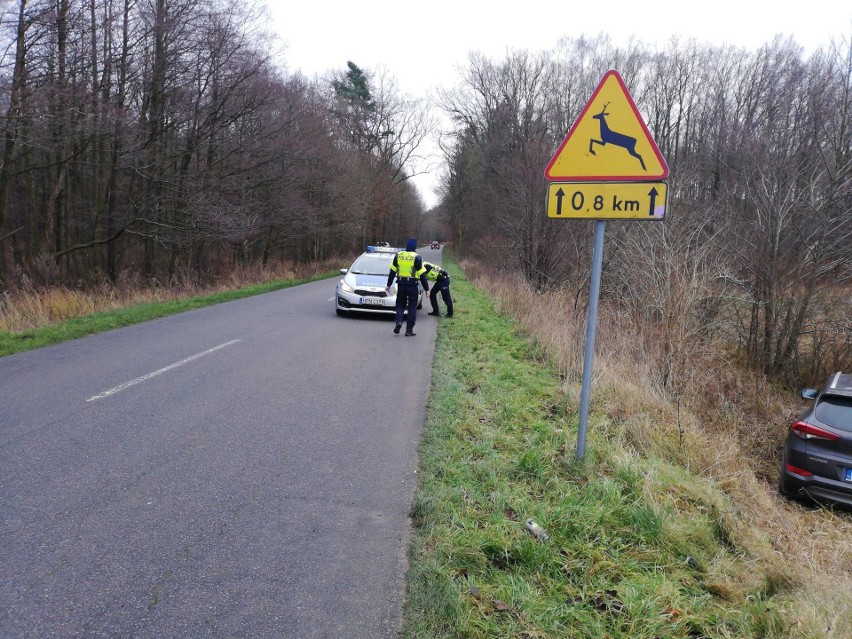 Poważna kolizja między Karzcinem a Lubuczewem. Auto wylądowało w rowie