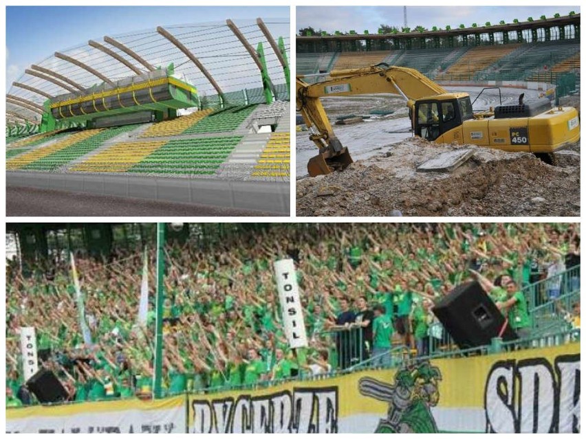 Remont stadionu żużlowego. Jak (nie)powstawały trybuny i wieżyczka (zdjęcia)