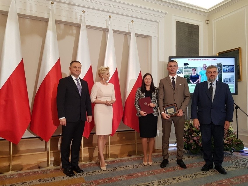 Tomasz Szczęsny, rolnik ze Złotej na spotkaniu z prezydentem Andrzejem Dudą [ZDJĘCIA]