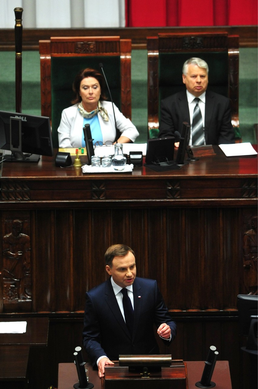 Andrzej Duda prezydentem Polski. Złożył przysięgę przed Zgromadzeniem Narodowym [WIDEO]