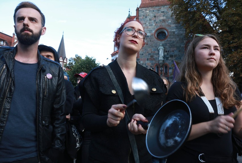 Czarny protest w Sopocie