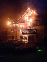Nocny pożar w Jaworkach koło Szczawnicy. W ogniu stanął budynek mieszkalny