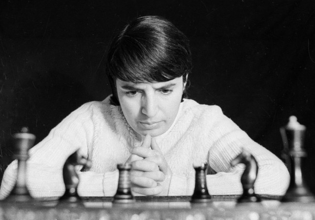 Na zdjęciu Nona Gaprindashvili podczas mistrz świata w szachach