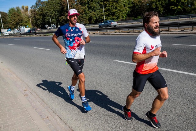 Zdjęcia z trasy Maratonu Warszawskiego we wrześniu 2018 roku