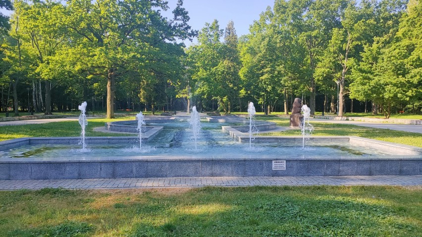 Park Zielona w Dąbrowie Górniczej poleca się latem...