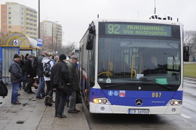 Linia nr 92 jest aktualnie jedyną międzygminną. Studium zaleca podobne połączenia z Osielskiem i Solcem Kujawskim