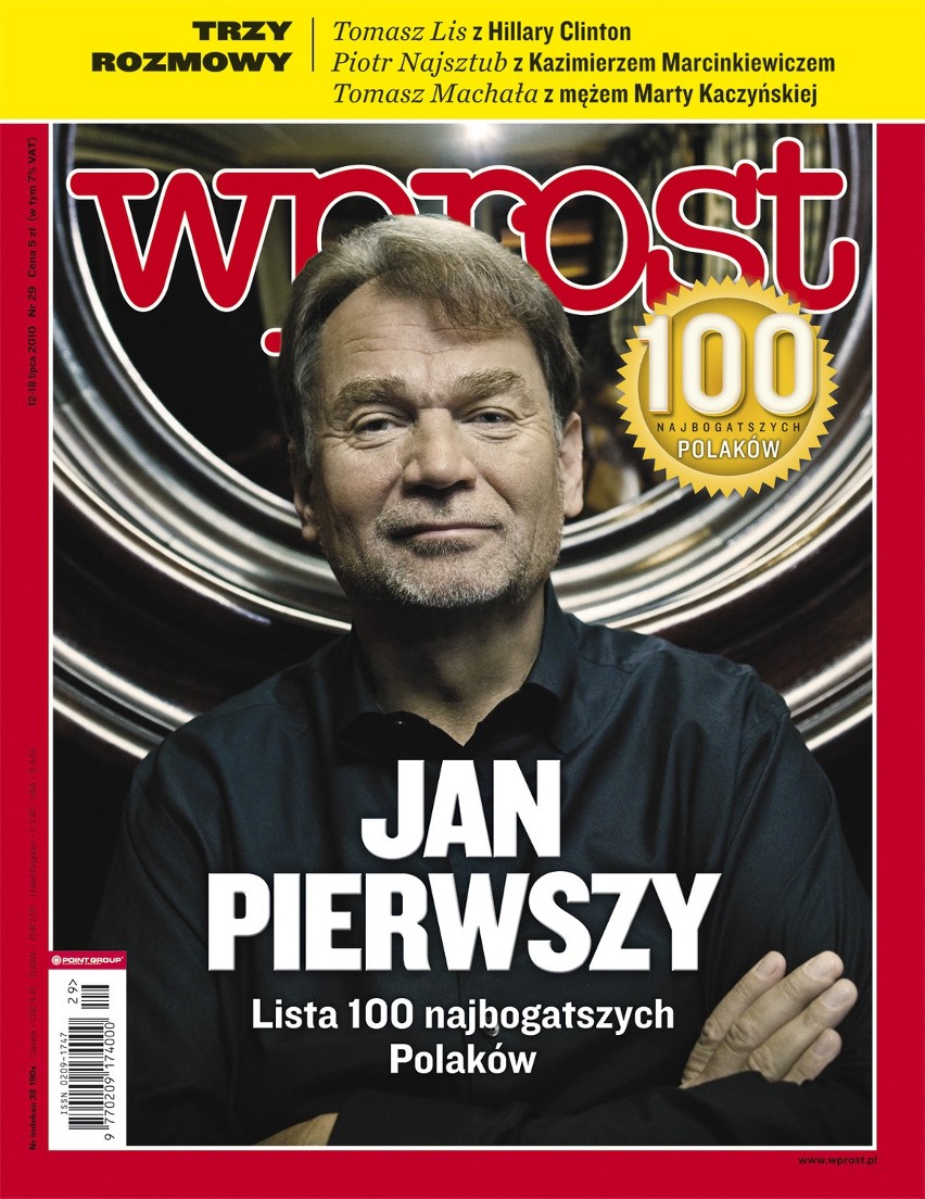 Od 2002 roku Jan Kulczyk niemal nieprzerwanie plasował się...