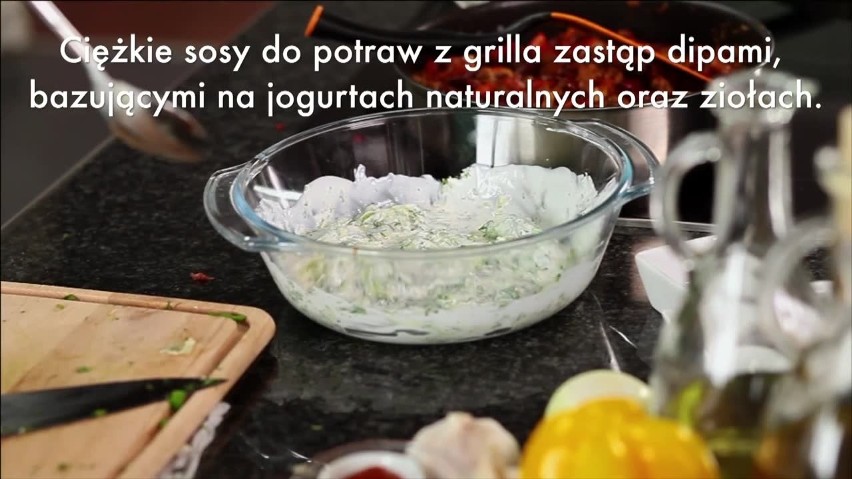 Lekki jogurtowy sos do grillowanych potraw...