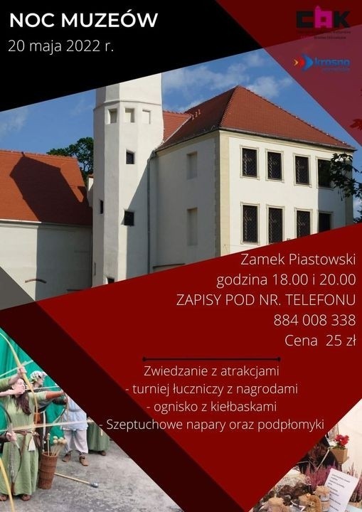 W tym roku krośnieński Zamek Piastowski, w ramach "Nocy...