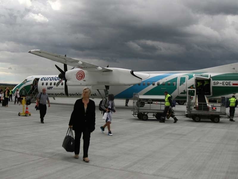 Samoloty Eurolotu latają w barwach Podkarpacia.