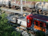 Śmiertelne potrącenie przez pociąg w Gdańsku 6.05.2020. Około 70-letni mężczyzna zginął na torach na terenie dworca Gdańsk Główny