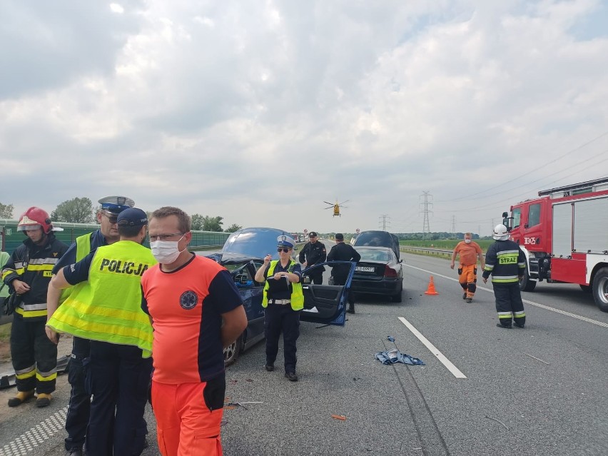 Wypadek na autostradzie A4 pomiędzy węzłami "Opole Zachód" a...