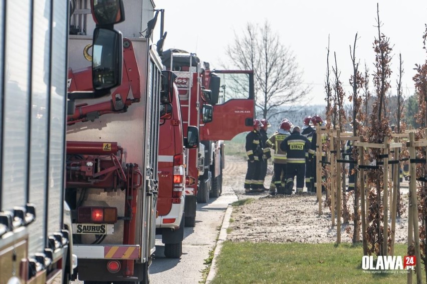 Wyciek gazu pod Wrocławiem. Koparka uszkodziła rurociąg