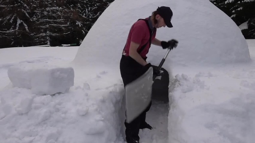 Stolarz z Kowar zbudował... igloo [FILM]                  