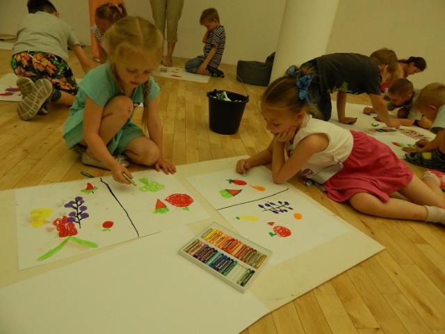 Na zajęciach w GSW pomysłowe prace tworzyły opolskie przedszkolaki.