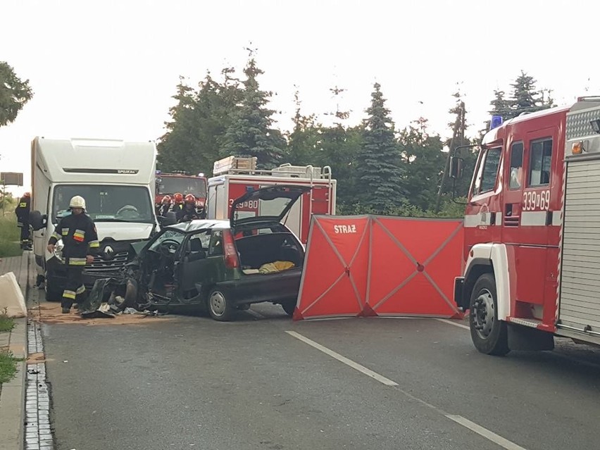 Poważny wypadek w Cianowicach. Jedna osoba nie żyje