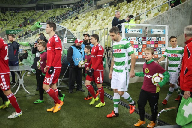 Mecz Lechia Gdańsk - Wisła Kraków.