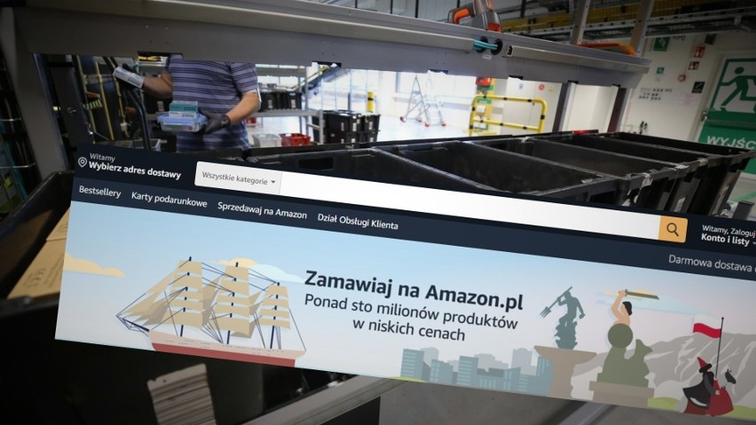 Amazon w Polsce. Magazyn w Gliwicach