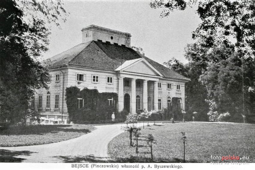 Lata 1905-1910 , Dwór w Bejscach.