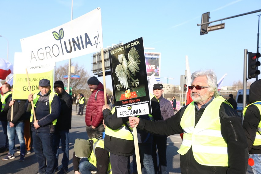 Protest rolników w Warszawie, 3 kwietnia 2019 r.