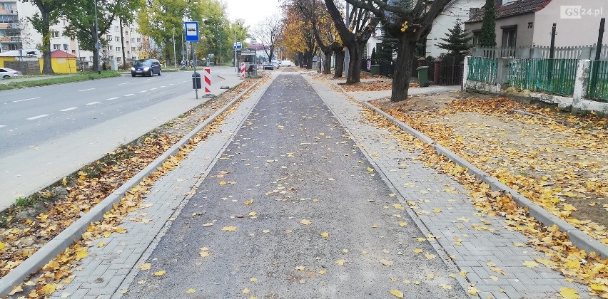 Widać już nową ścieżkę rowerową na prawobrzeżu Szczecina. Będzie też miejsce dla pieszych i aut