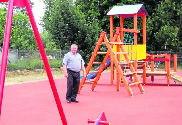 W Wysokinie w gminie Odrzywół powstał plac zabaw dla dzieci.