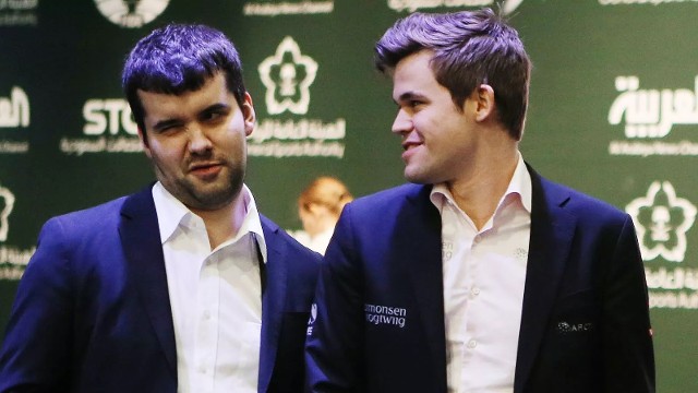 Jan Niepomniaszczij i Magnus Carlsen – przeciwnicy meczu o szachowe mistrzostwo świata 2021 w Dubaju