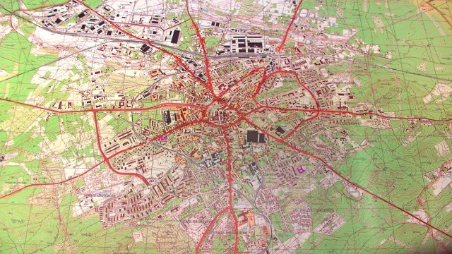 Z mapy Zielonej Góry sprzed 40 lat możemy dowiedzieć się sporo innych ciekawych rzeczy o mieście.