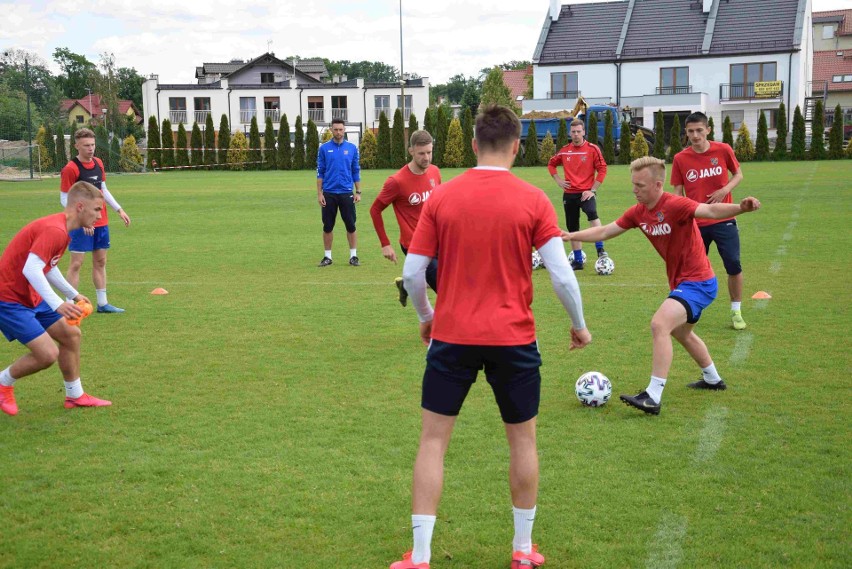 Ostatni trening Odry przed meczem w Radomiu