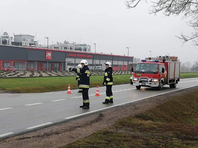 Przez dwie godziny droga była zablokowana.