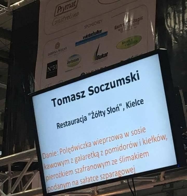 Kucharz ze Skorzeszyc tuż za podium w ogólnopolskim konkursie kulinarnym