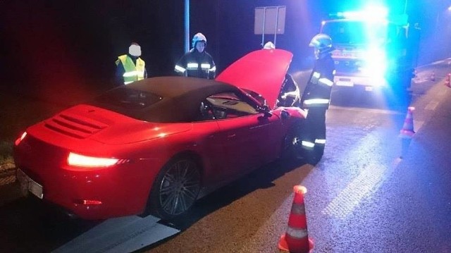 Opalenica: Rozbił porsche warte kilkaset tysięcy złotych