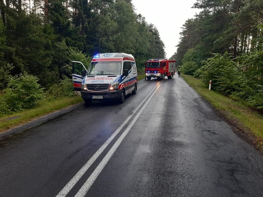 Do wypadku drogowego doszło na drodze wojewódzkiej nr 212...