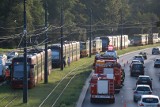 Zderzenie dwóch tramwajów na al. Mickiewicza. 25 osób poszkodowanych ZDJĘCIA