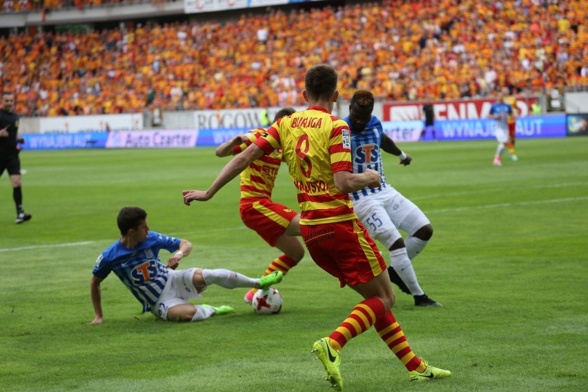 Jagiellonia - Lech 2:2. Jagiellonia Białystok wicemistrzem...