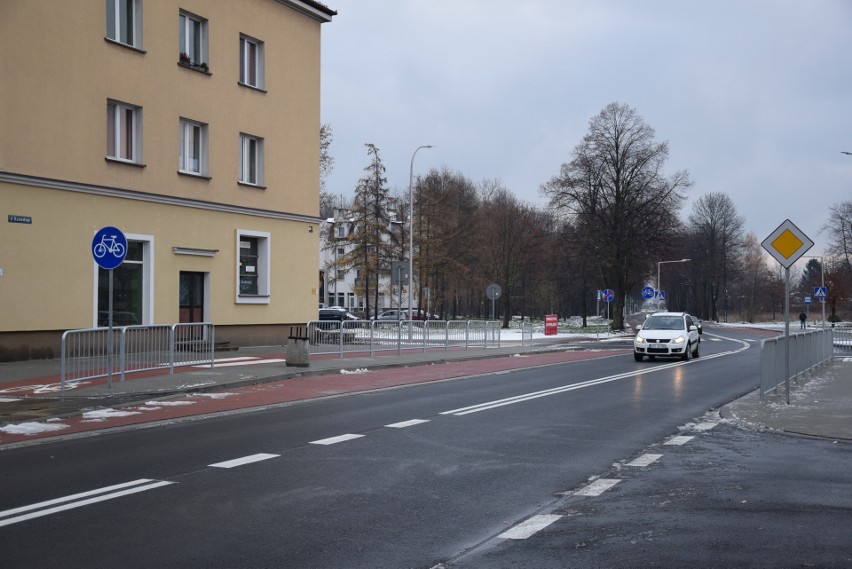 Ul. Olszewskiego w Oświęcimiu po remoncie