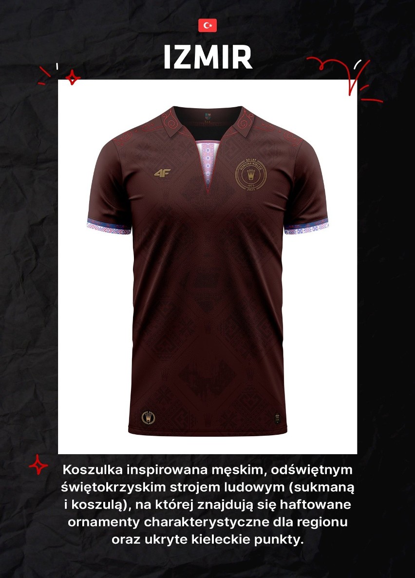 PKO Ekstraklasa. Ruszyła kolejna edycja Polish Kit League. Ciekawe projekty koszulek dla Korony Kielce. Zobacz je wszystkie