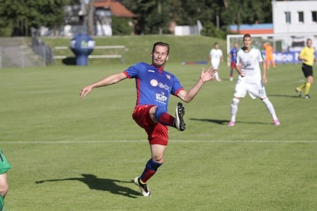 Marek Gancarczyk zdobył gola dla Odry w minioną sobotę w meczu z Górnikiem Łęczna inaugurującym sezon.