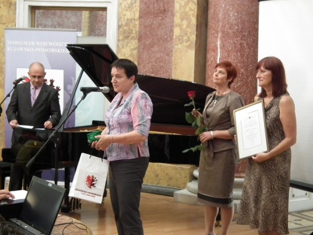 Irena Szwankowska odebrała nagrodę