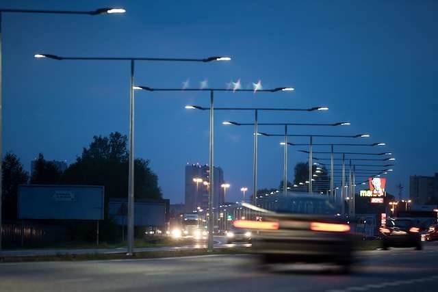 Aleje Jana Pawła II nowe oświetlenieAleje Jana Pawła II nowe oświetlenie