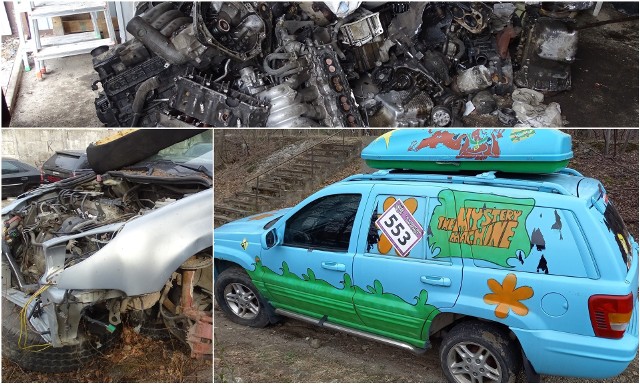 Nielegalną rozbiórką pojazdów zajmował się właściciel warsztatu na terenie powiatu ząbkowickiego