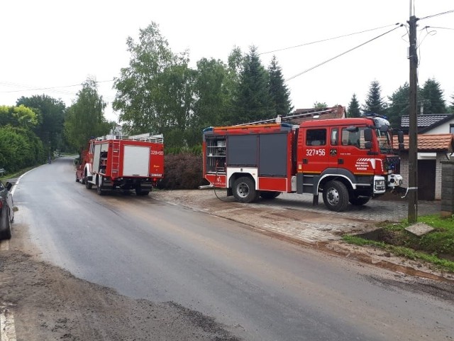 Straże pożarne w gminie Skawina są w gotowości, ale podczas obecnych intensywnych opadów nie musiały interweniować tak, jak to miało miejsce w lipcu