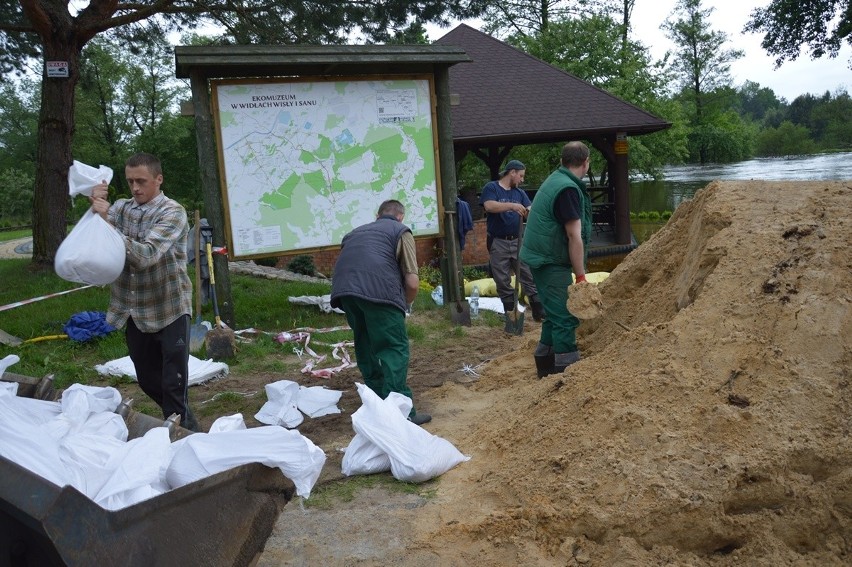 Premier Mateusz Morawiecki wizytował przebieg akcji przeciwpowodziowej na Łęgu w Rudzie